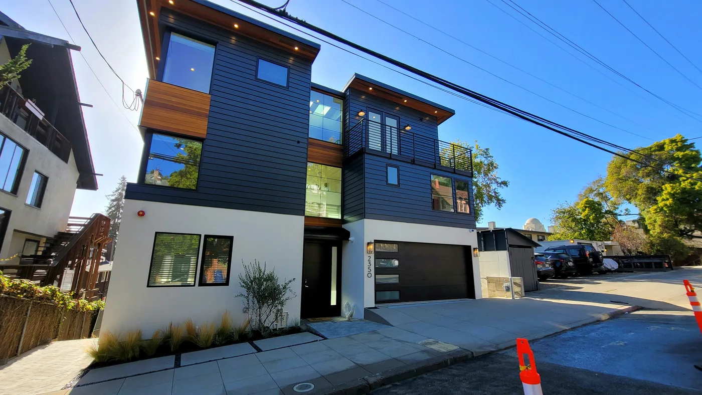 The finished building from the street — Berkeley Student Housing Foundation, Berkeley, CA